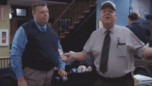 Jake Peralta, Amy Santiago, Charles Boyle, Terry Jeffords, Rosa Diaz, Ray Holt, Gina Linetti, Doug Judy, Sophia Perez, Adrian Pimento, Wuntch, Scully and Hitchcock, Melanie Hawkins, Cheddar, The Vulture, Kevin Cozner, Mlepnos, Seth Dozerman, GIF, Brooklyn 99, Brooklyn 99 gif, Netflix, the tab, quiz