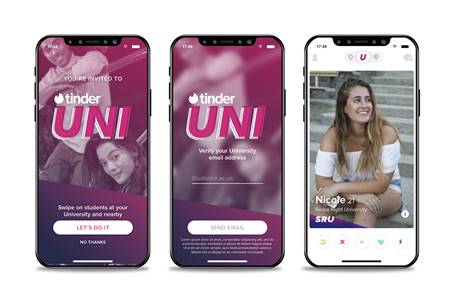 tinder uni