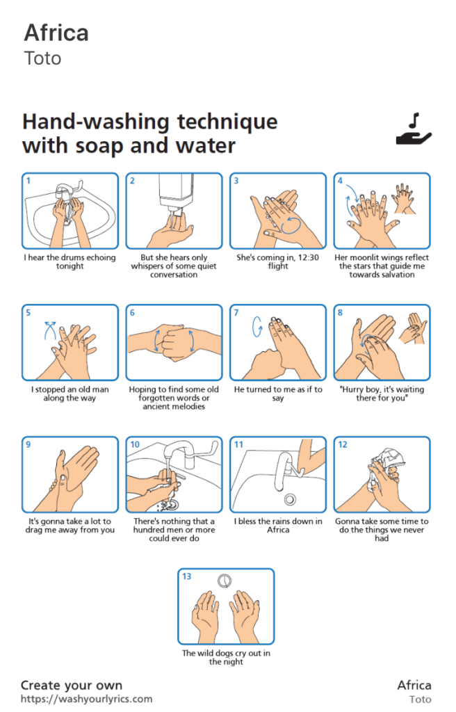 washing hands memes, washing, hand, cleaning, poster, NHS, advice, coronavirus, COVID 19, hand, original, generator, Twitter, #WashYourLyrics, #WashYourHands