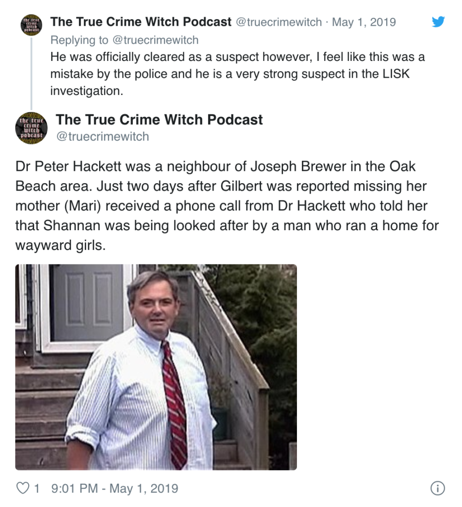 Dr Peter Hackett, Lost Girls, Netflix, Doctor, real life, now, suspect, Shannan Gilbert, case, Long Island, serial killer, Oak Beach, Twitter, True Crime