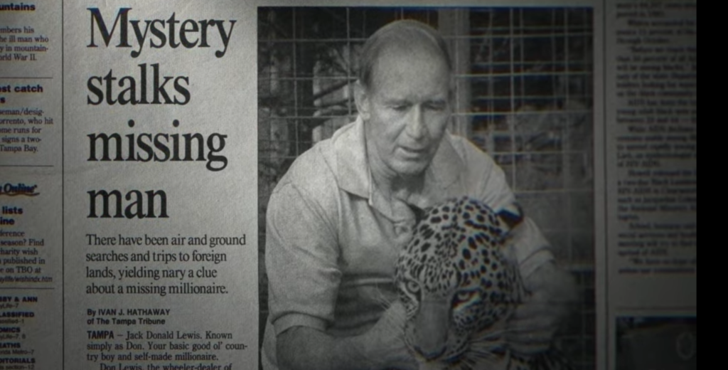 Don Lewis, Jack Donald Lewis, Carole Baskin, husband, death, disappearance, what happened, theories, Tiger King, Netflix, documentary, Big Cat Rescue, tigers, Joe Exotic