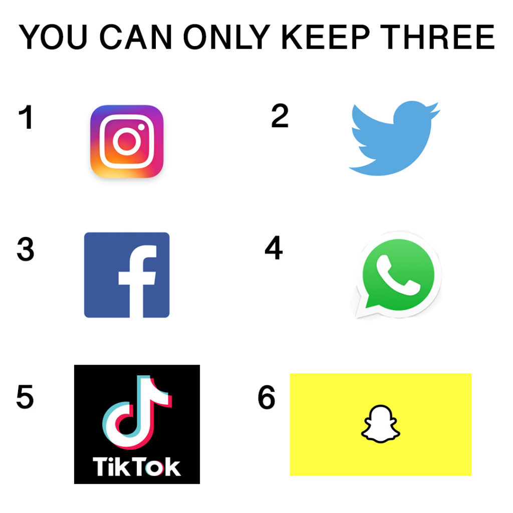 you can only keep three, choose, 3, meme, test, quiz, viral, tweet, Twitter