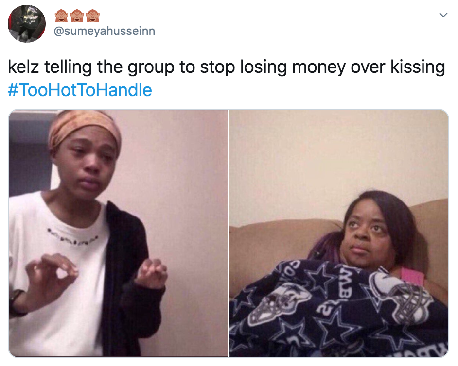 Too Hot To Handle, Netflix, memes, meme, reaction, Twitter, review