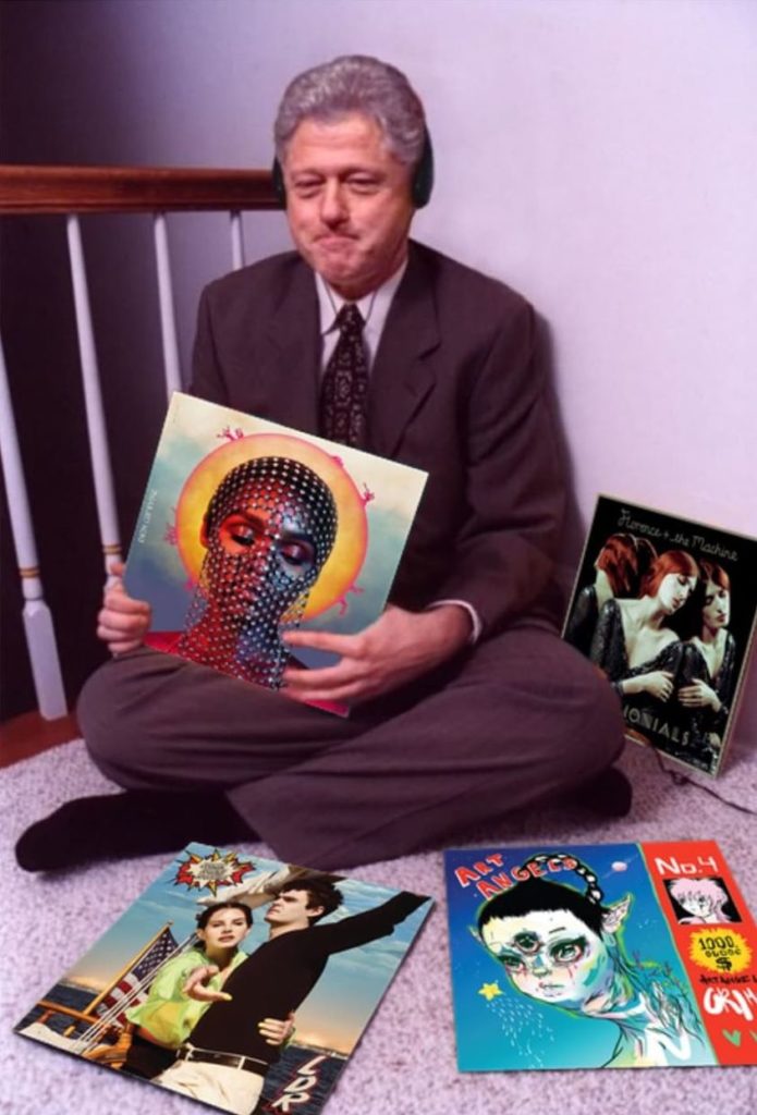 bill clinton record instagram, bill clinton record, four album instagram, instagram challange, bill clinton instagram