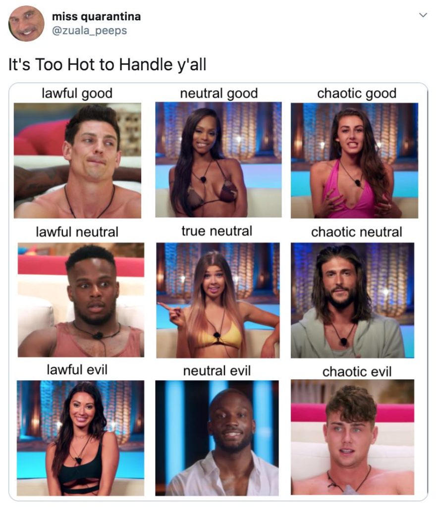 Too Hot To Handle, Netflix, memes, meme, reaction, Twitter, review