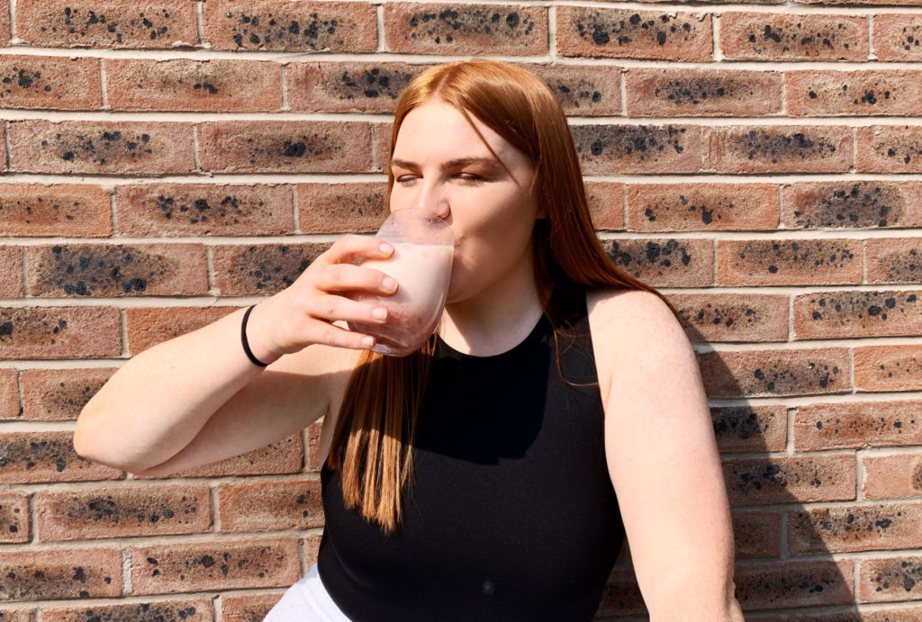 Stawberry milk, TikTok, ingredients, almond milk, trending, viral video, how to make