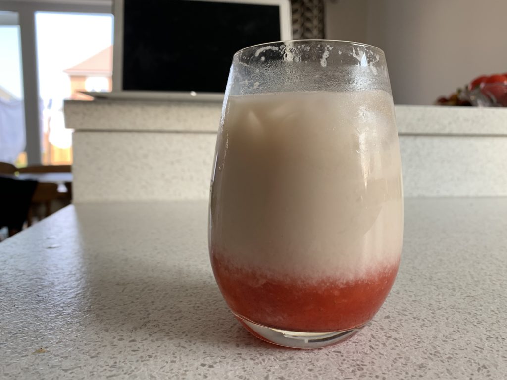 Stawberry milk, TikTok, ingredients, almond milk, trending, viral video, how to make
