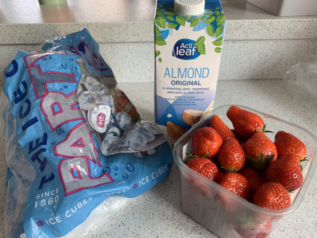 Stawberry milk, TikTok, ingredients, almond milk, trending, viral video, how to make