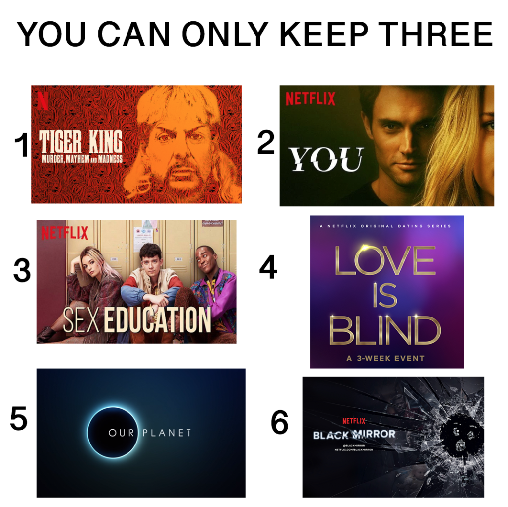 you can only keep three, choose, 3, meme, test, quiz, viral, tweet, Twitter