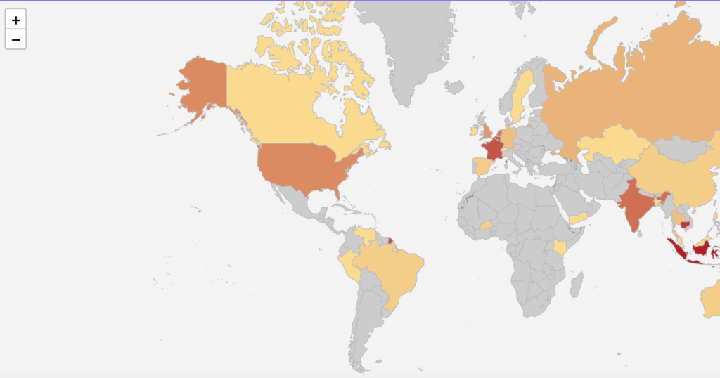 surname, statistics, rare, common, how many, where, map, people, name, Forebears, world