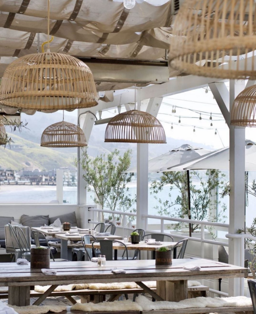 Malibu Farm Restaurant, Dead To Me, Coretta Cafe, Netflix, real