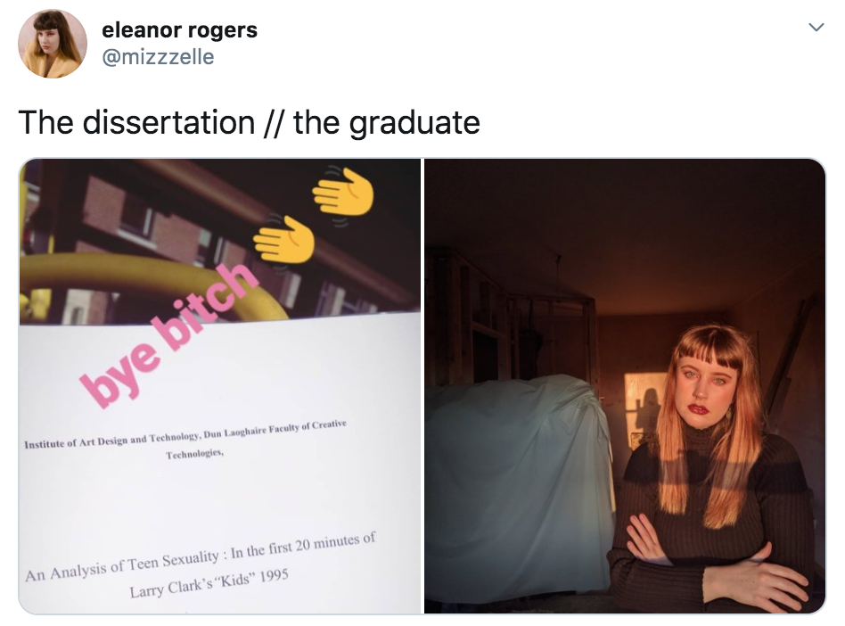 The Dissertation, The Finalist, The Graduate, memes, meme, viral, Twitter, diss, hand in, picture