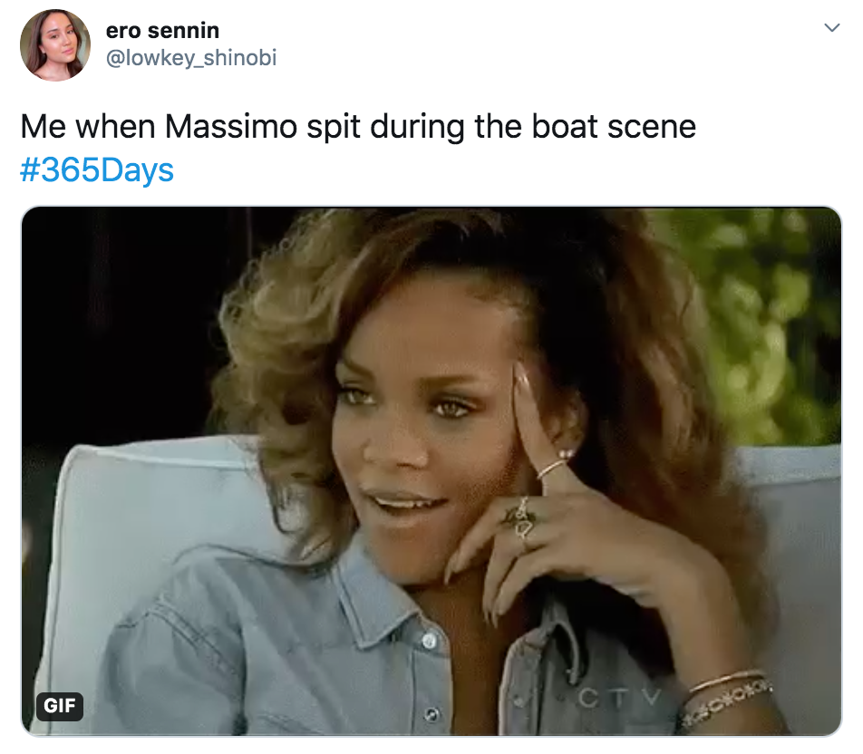 365 Days, 365 DNI, Netflix, film, movie, memes, meme, reaction, Twitter, yacht, boat, scene