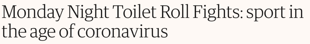 2020, headlines, news, stories, toilet roll, fight, supermarket, lockdown