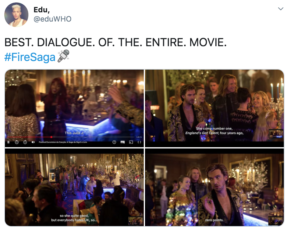 Eurovision Song Contest: The Story of Fire Saga, Fire Saga, Eurovision, film, movie, Netflix, memes, meme, reaction, review