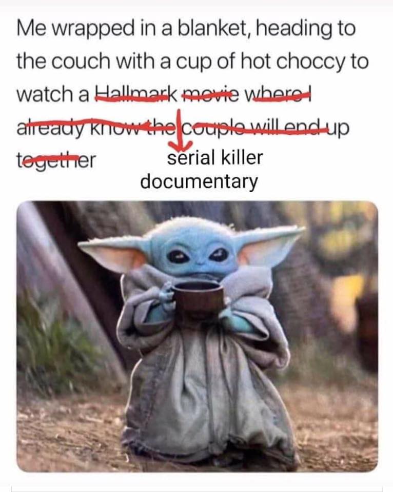 Netflix, memes, funny, meme, reaction, true crime, documentary, addict