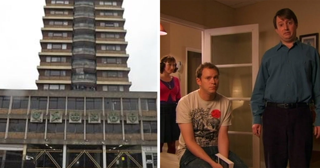 TV show houses, TV, series, house, home, filming location, real life, Peep Show, flat