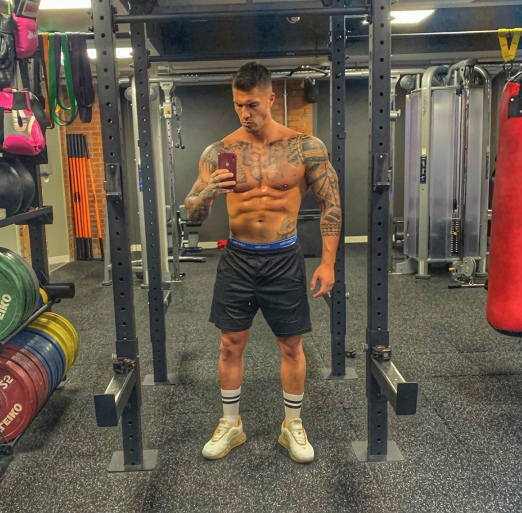 Adam Maxted, wrestler, personal trainer, gym