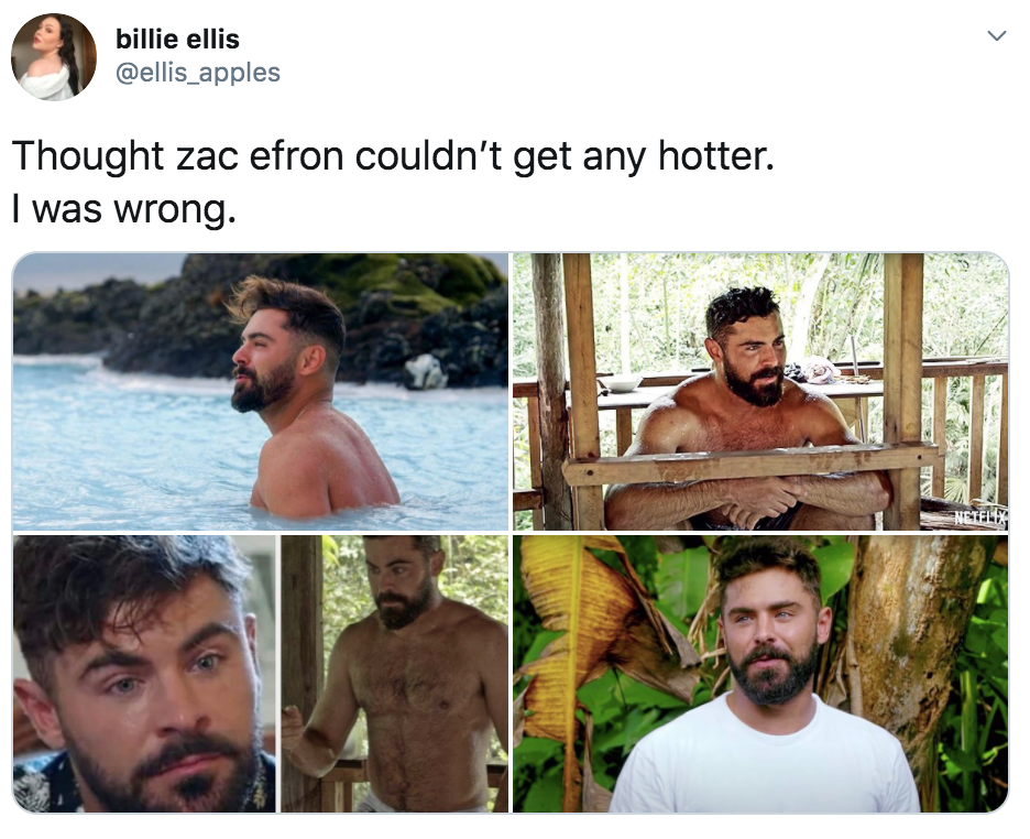 Down To Earth, Zac Efron, Down To Earth With Zac Efron, Netflix, travel, environment, memes, meme, series, reactions, thirsty, reviews, Twitter