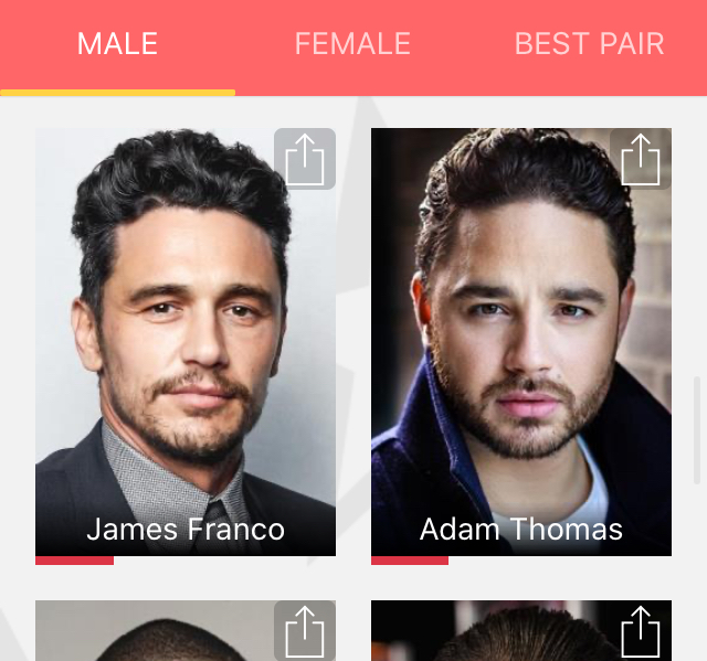 who are your celebrity parents, celeb, parents, mix, crossover, male, female, starbyface, star by face, app, website, challenge