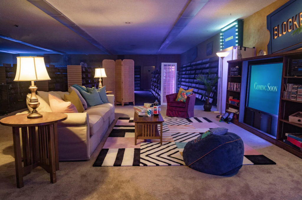 Blockbuster, Airbnb, stay, book, location, how, store, last, ever, sleepover