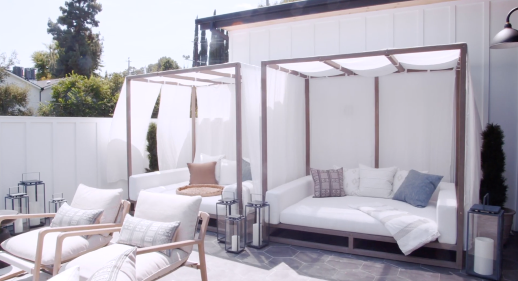 james charles balcony, garden