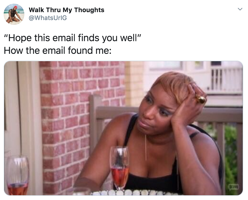 email, memes, hope this email finds you well, how the email finds me, you, found, viral, Twitter, examples