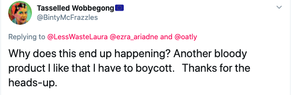 oatly, blackstone, boycott, twitter