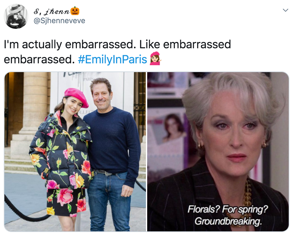 Emily In Paris, memes, reactions, Twitter, reviews, Netflix, series, show