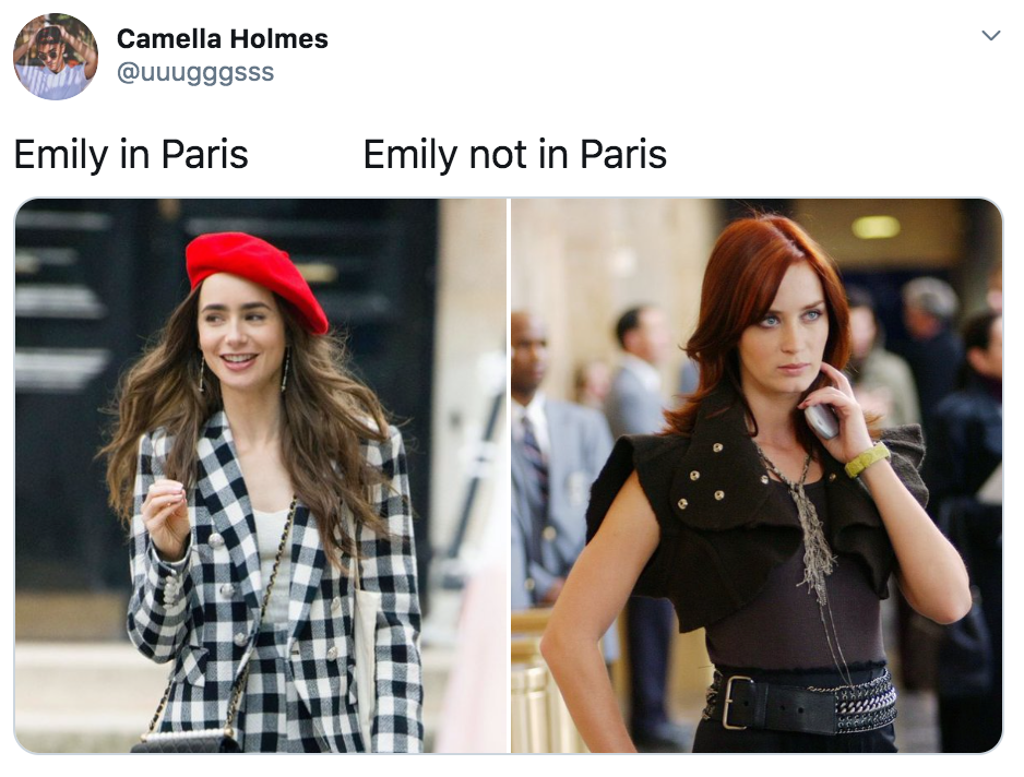 Emily In Paris, memes, reactions, Twitter, reviews, Netflix, series, show