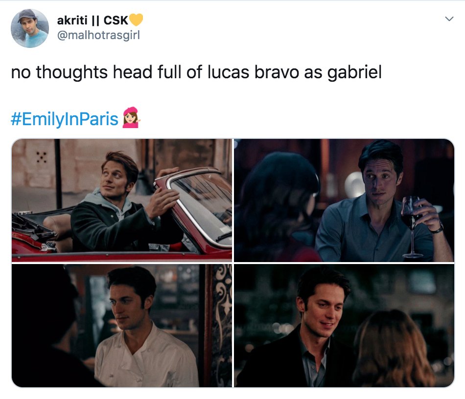 Emily In Paris, memes, reactions, Twitter, reviews, Netflix, series, show, Gabriel
