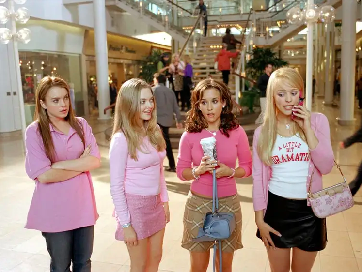 regina george's outfits mean girls day