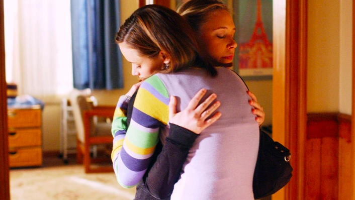 gilmore girls paris geller hug
