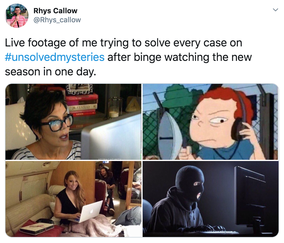 Unsolved Mysteries, volume two, Netflix, reactions, memes, Twitter, reviews