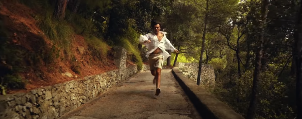 Harry Styles, Golden, music, video, filming, locations, set, filmed, Italy, Amalfi Coast, where was golden music video filmed