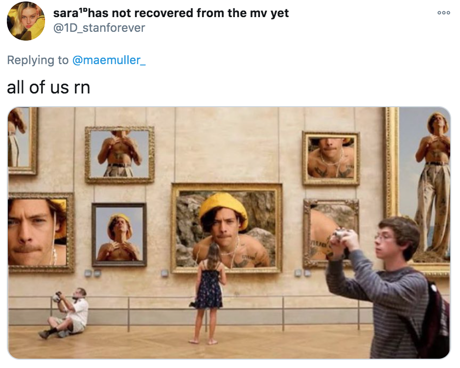 Harry Styles, Golden, memes, meme, reactions, music, video, Twitter, tweets, reviews, thirsty, appreciation