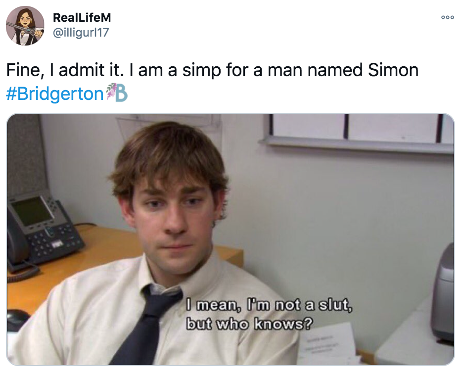 Bridgerton, Netflix, memes, meme, reaction, review, Twitter, best, funny, show, period, drama, Simon, thirsty
