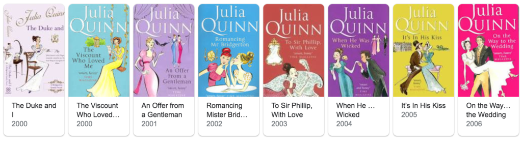 Bridgerton, seasons, series, two, eight, books, Julia Quinn, based, latest, Netflix