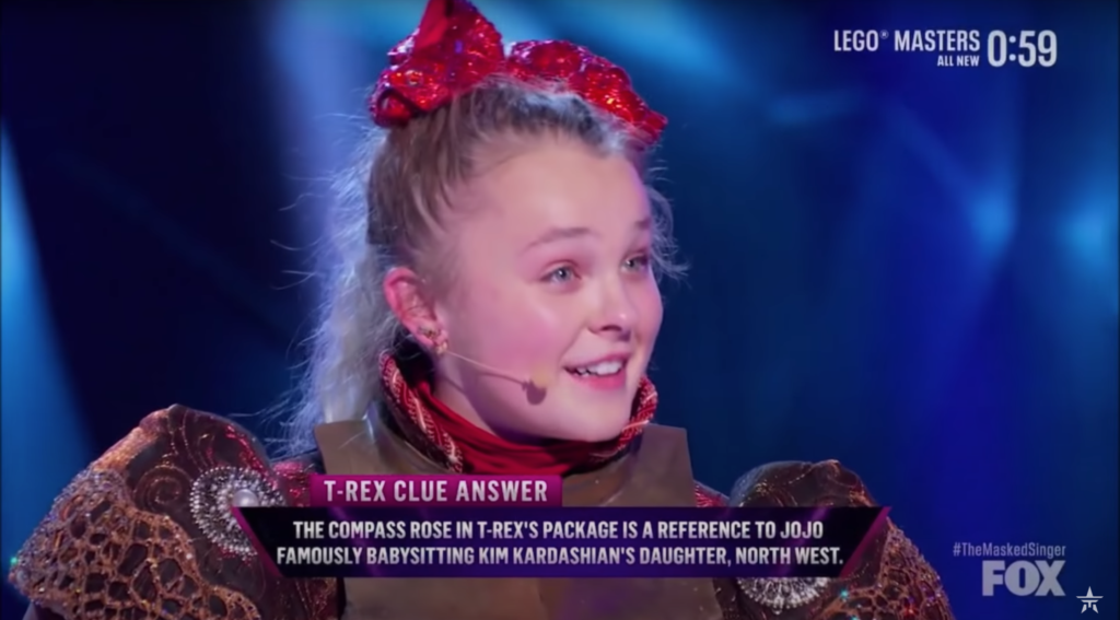 jojo siwa, the masked singer
