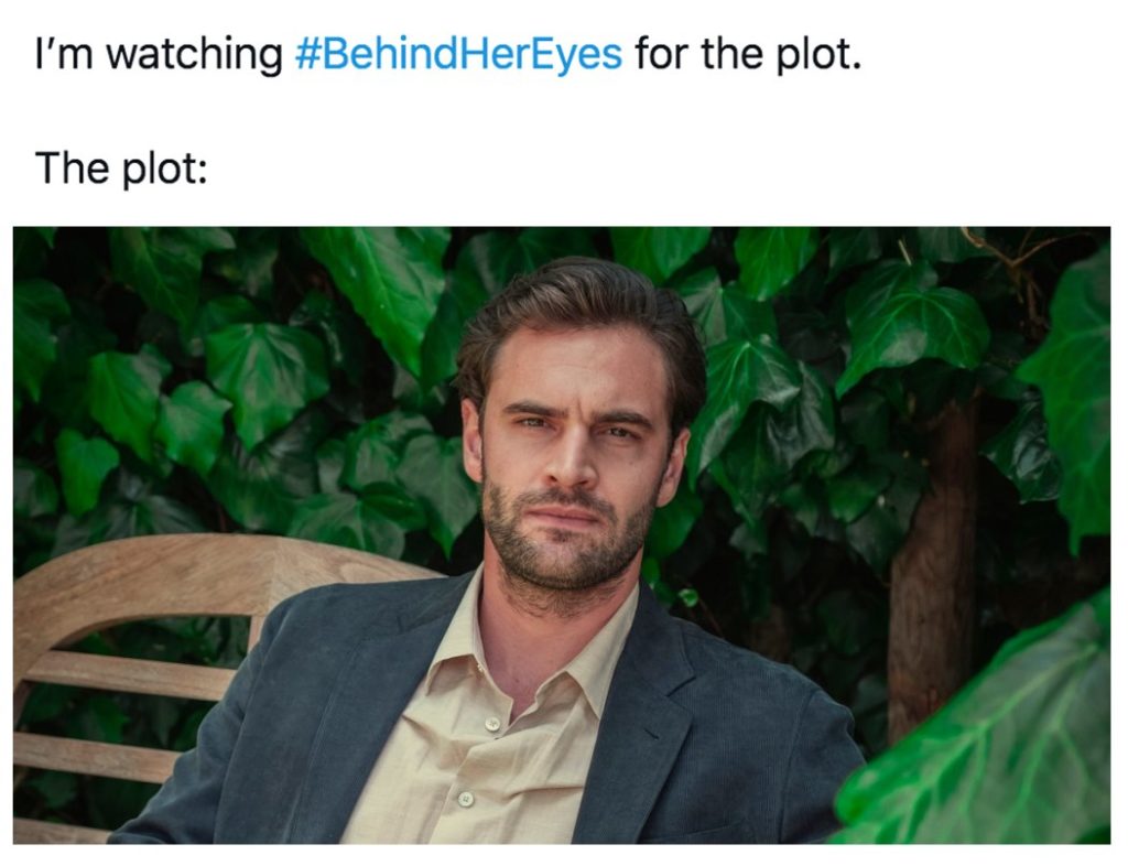 Behind Her Eyes, Netflix, memes, meme, reaction, Twitter, reviews, David, plot