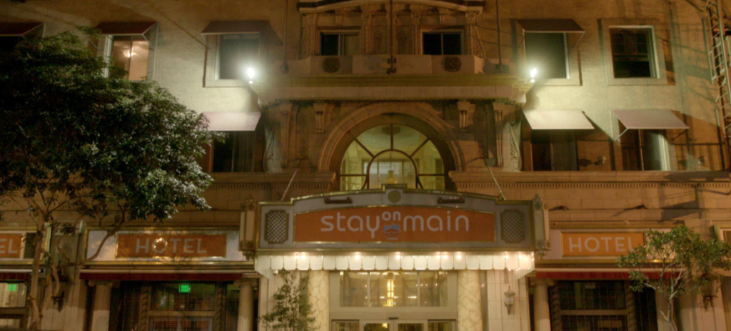 Stay on Main, hotel, hostel, Los Angeles, now, today, Netflix