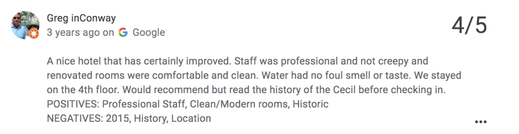 Cecil Hotel, reviews, Google, guests, Netflix, real life, Los Angeles, stay, book