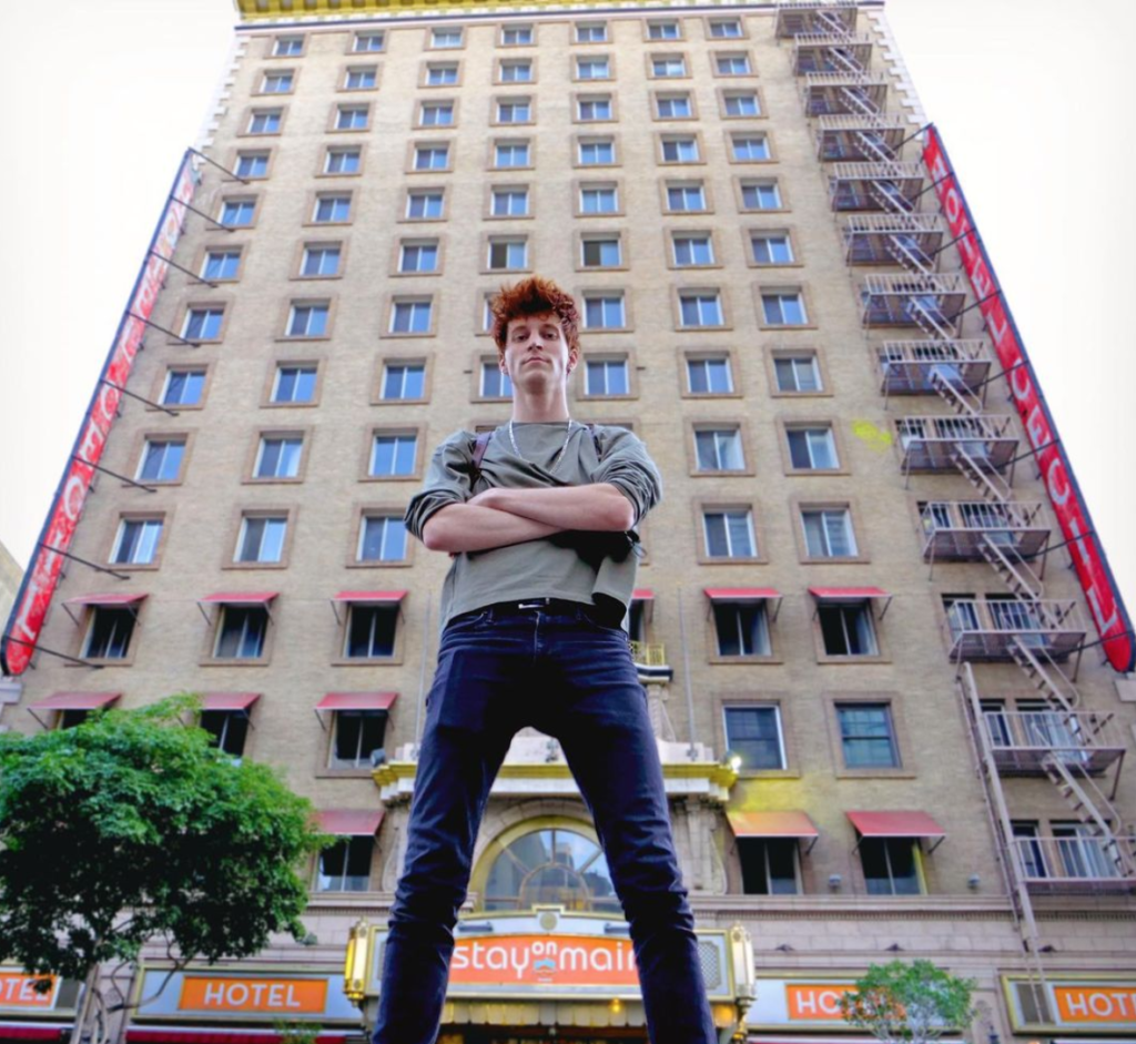 TikTok, inside, Cecil Hotel, Skid Row, Los Angeles, Peet Montzingo