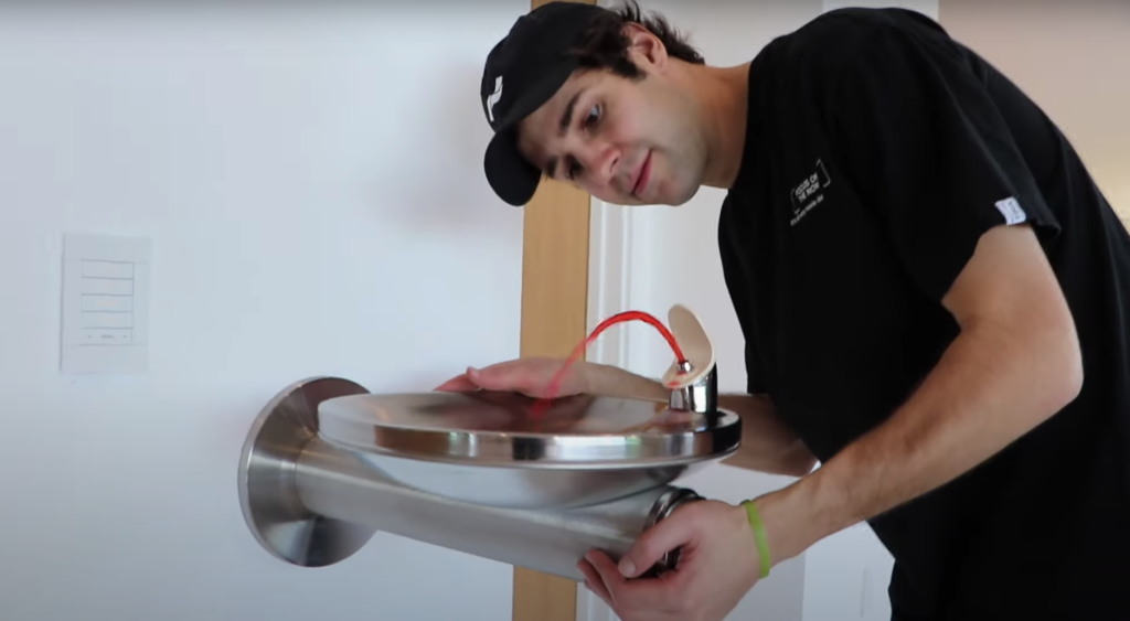 david dobrik water fountain
