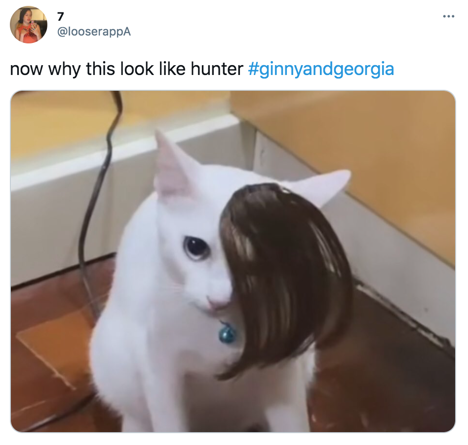 Ginny and Georgia, Hunter, memes, meme, reaction, Twitter, Netflix