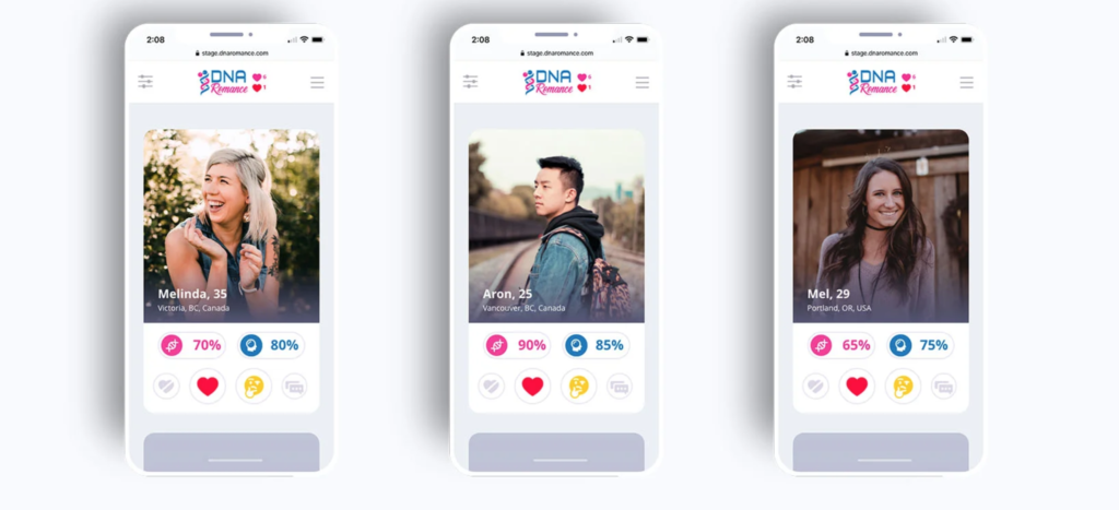 DNA, matching, compatibility, real life, app, genetics, dating