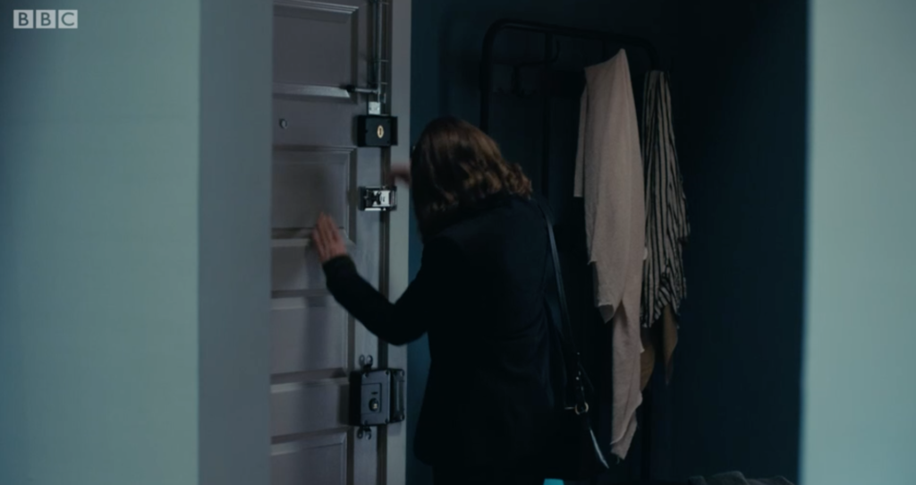 Joanna Davidson, door, key, lock, home, BBC