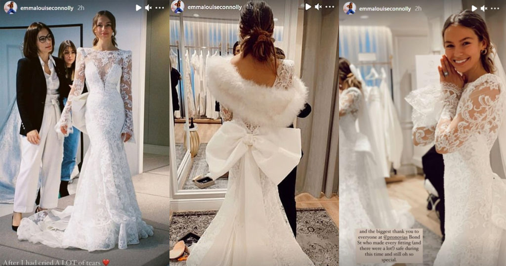 Emma Louise Connolly, wedding, dress
