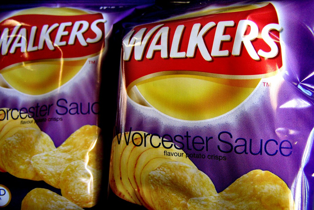 Crisps, Worcester sauce
