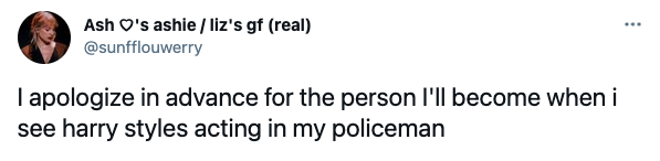harry styles, my policeman